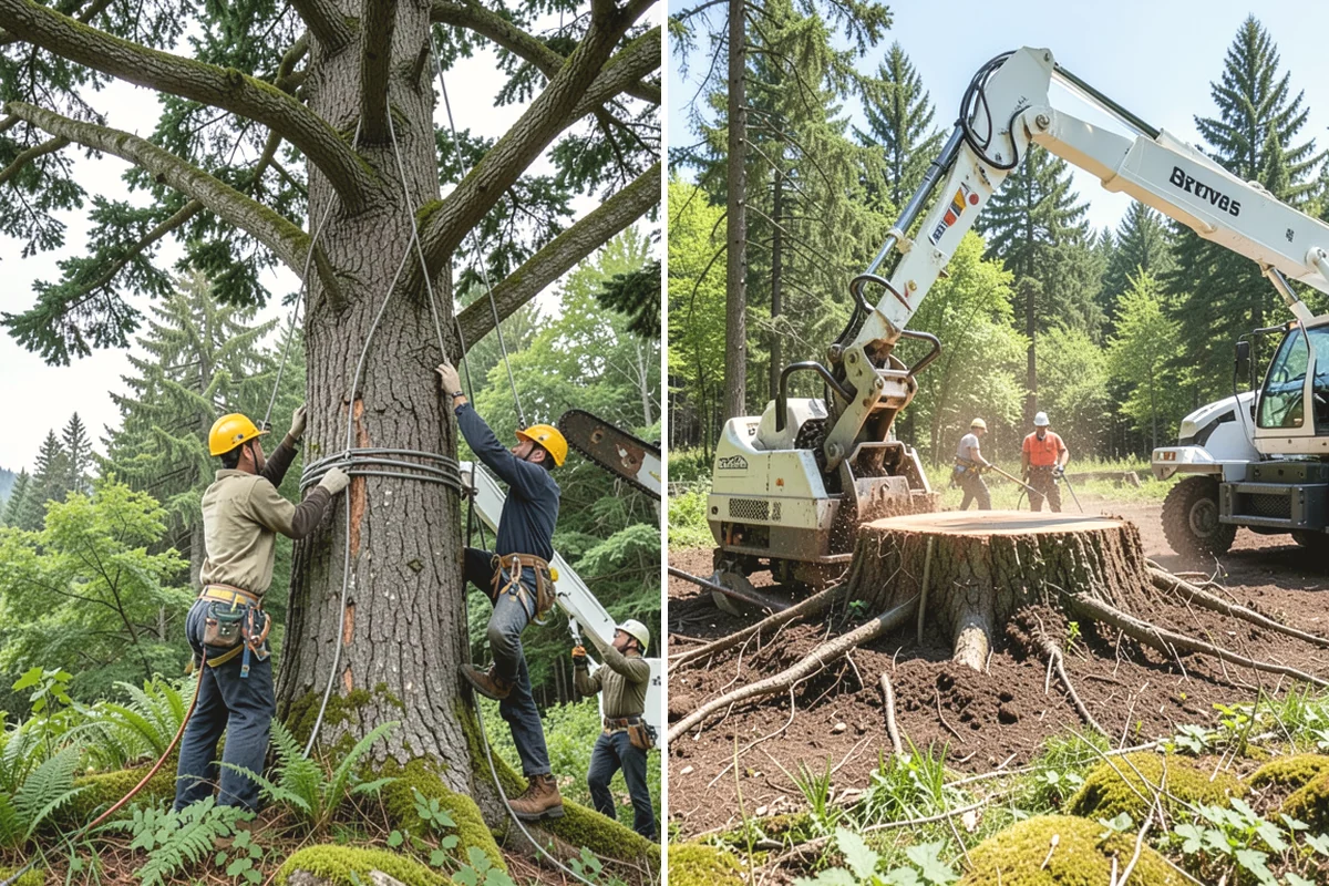 Tree debris removal in Mountlake Terrace, Snohomish County, WA - Assess damage and immediate hazards