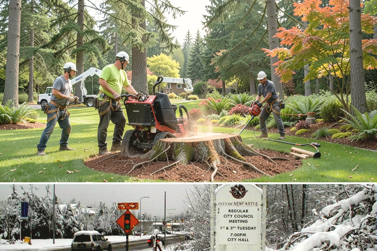 Tree debris removal in Newcastle, King County, WA - This service is most frequently needed during fall through spring when storm events are common in Puget Sound weather patterns...