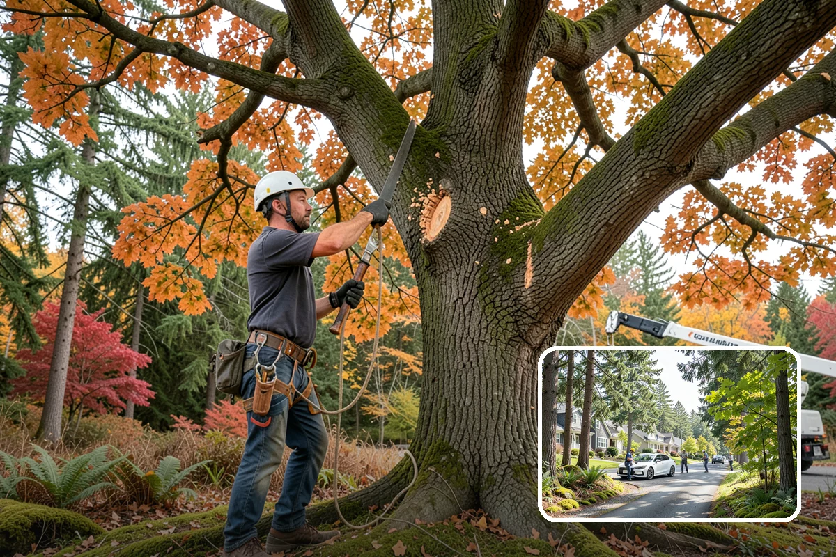 Tree debris removal in Normandy Park, King County, WA - Restores safety and access quickly