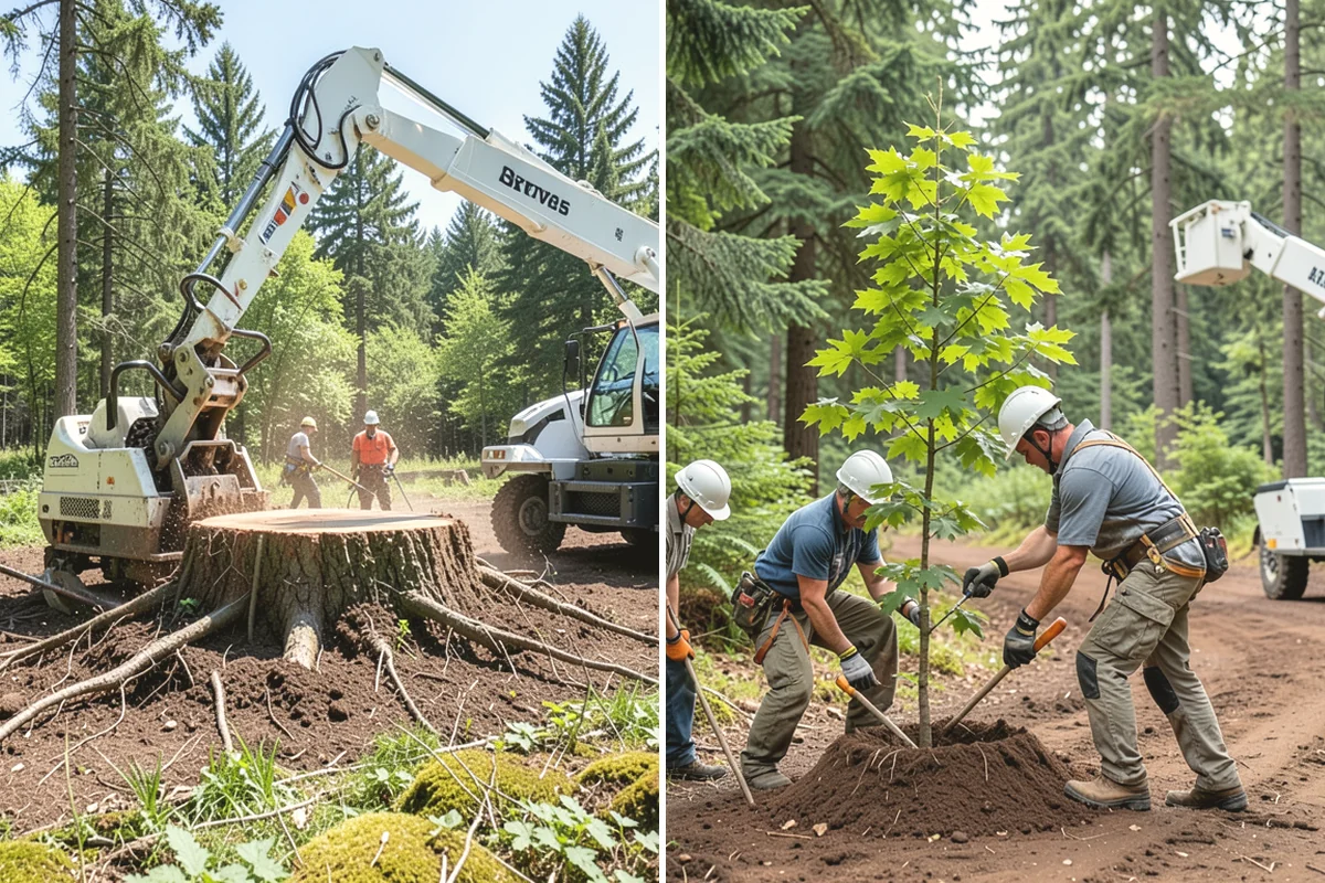 Tree debris removal in North Bend, King County, WA - Assess damage and immediate hazards