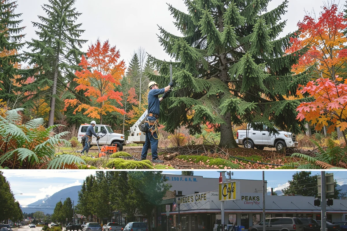 Tree debris removal in North Bend, King County, WA - This service is most frequently needed during fall through spring when storm events are common in Puget Sound weather patterns...