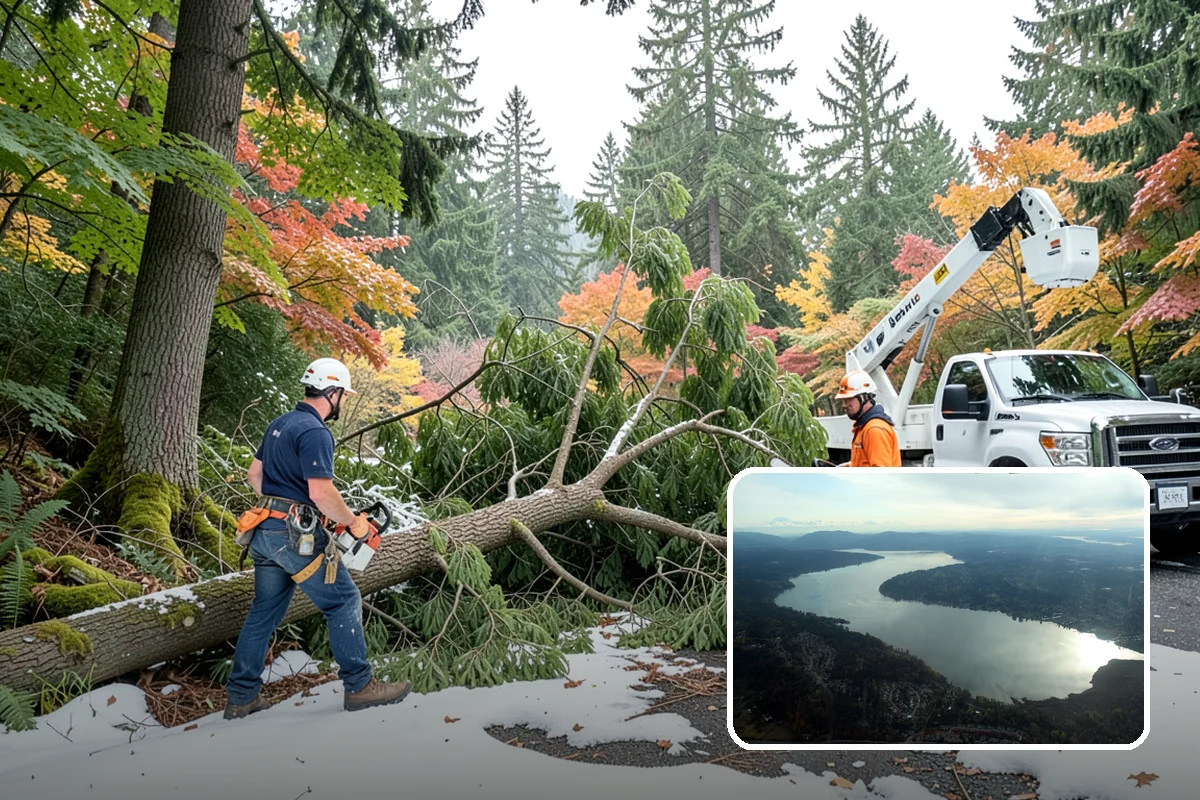 Tree debris removal in Sammamish, King County, WA - Restores safety and access quickly