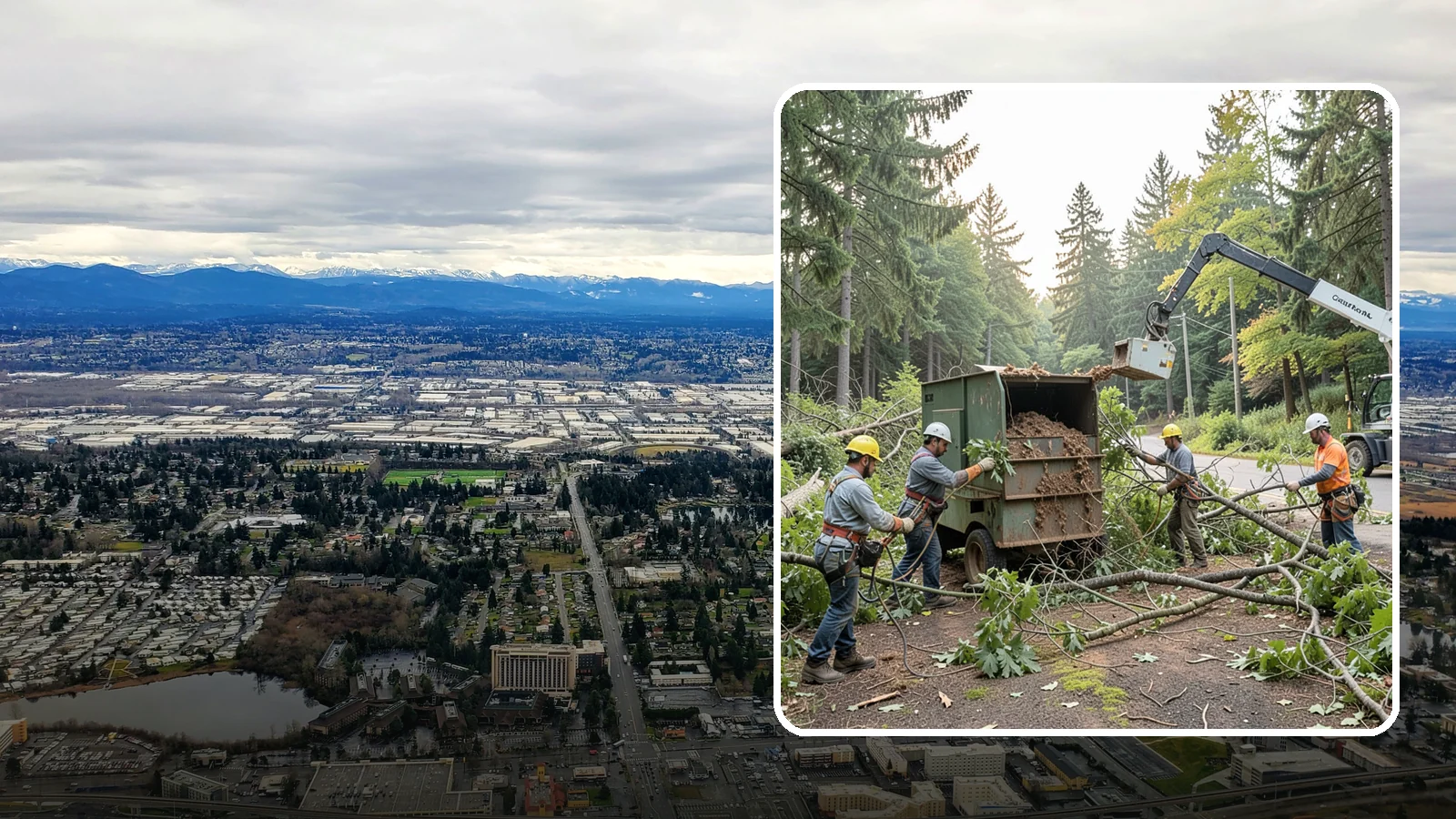 Tree debris removal in SeaTac, King County, WA - The collection and hauling of downed limbs and debris.