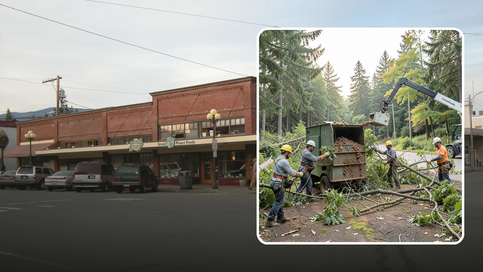 Tree debris removal in Sedro-Woolley, Skagit County, WA - The collection and hauling of downed limbs and debris.