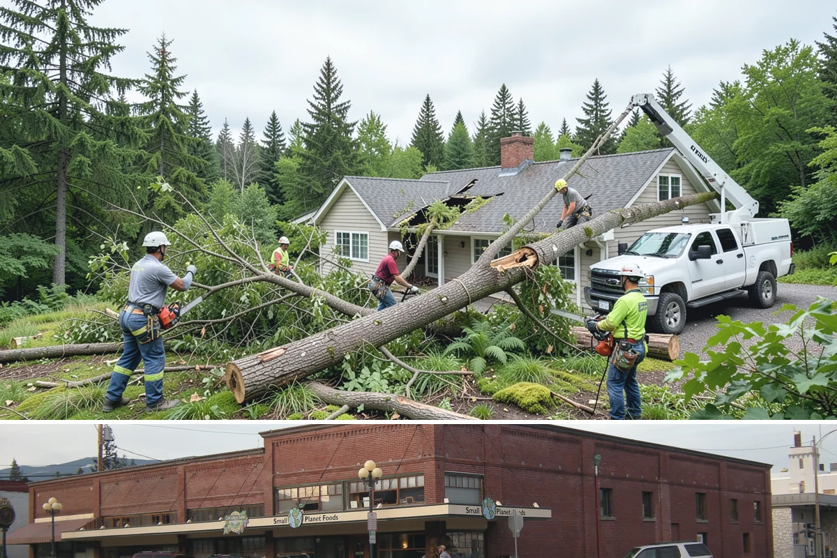 Tree debris removal in Sedro-Woolley, Skagit County, WA - This service is most frequently needed during fall through spring when storm events are common in Puget Sound weather patterns...