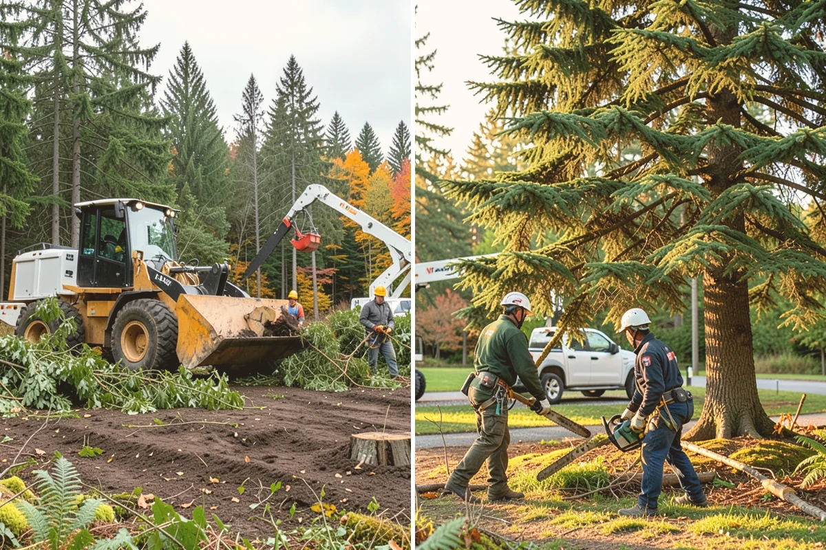 Tree debris removal in Stanwood, Snohomish County, WA - Assess damage and immediate hazards