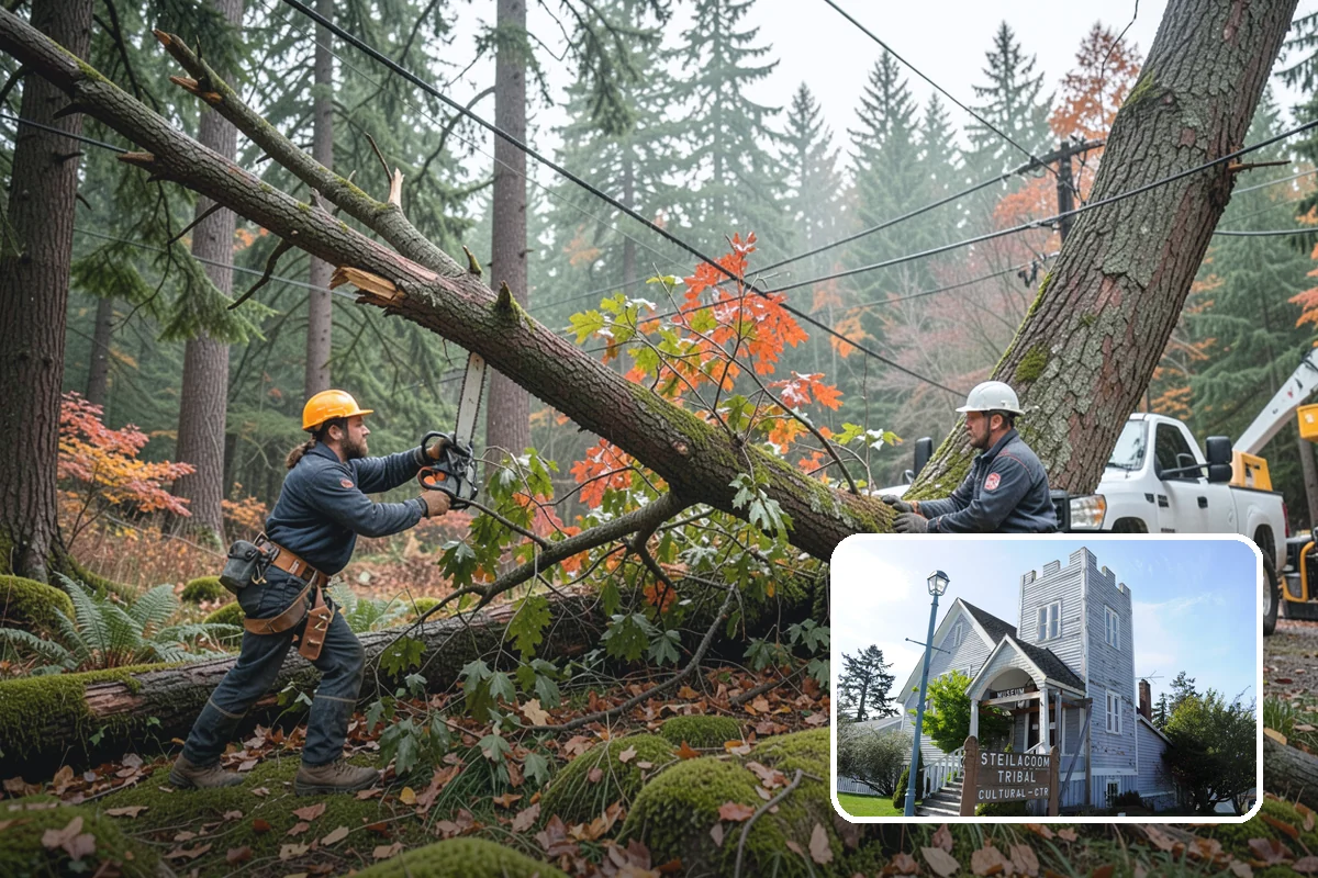 Tree debris removal in Steilacoom, Pierce County, WA - Restores safety and access quickly