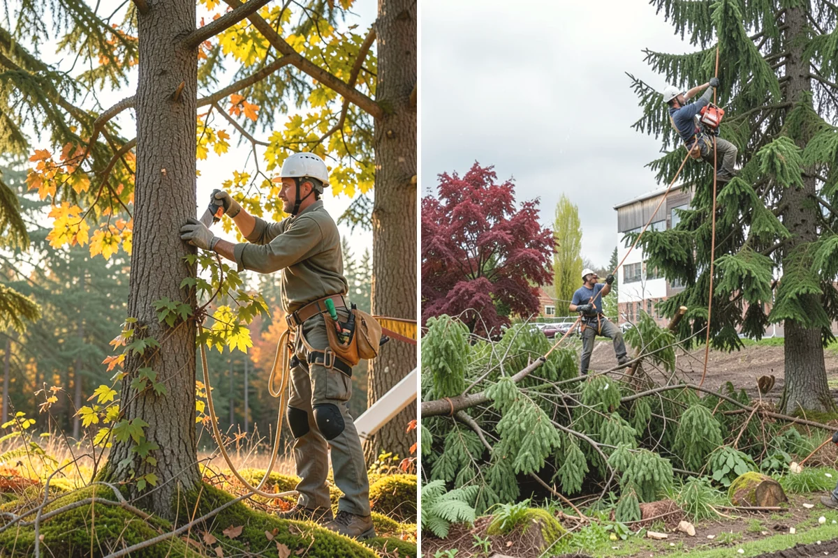 Tree debris removal in Steilacoom, Pierce County, WA - Assess damage and immediate hazards