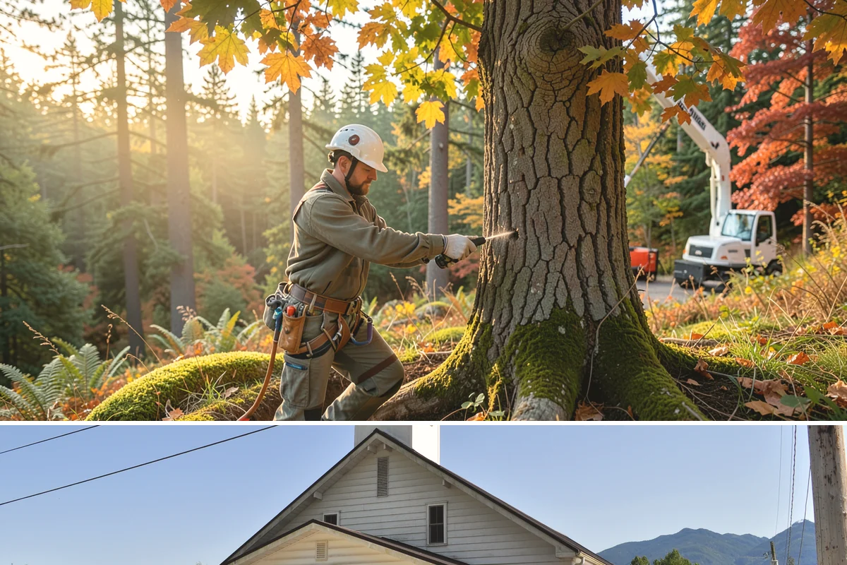Tree Disease Management in Concrete, Skagit County, WA - This service can be performed year-round in the Puget Sound climate but timing depends on identifying active disease symptoms...