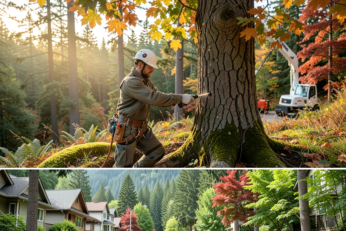 Tree Disease Management in Darrington, Snohomish County, WA - This service can be performed year-round in the Puget Sound climate but timing depends on identifying active disease symptoms...