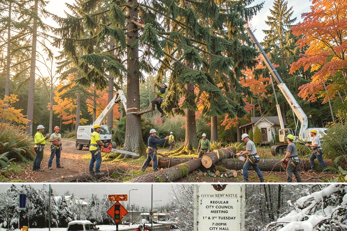 Tree Disease Management in Newcastle, King County, WA - This service can be performed year-round in the Puget Sound climate but timing depends on identifying active disease symptoms...
