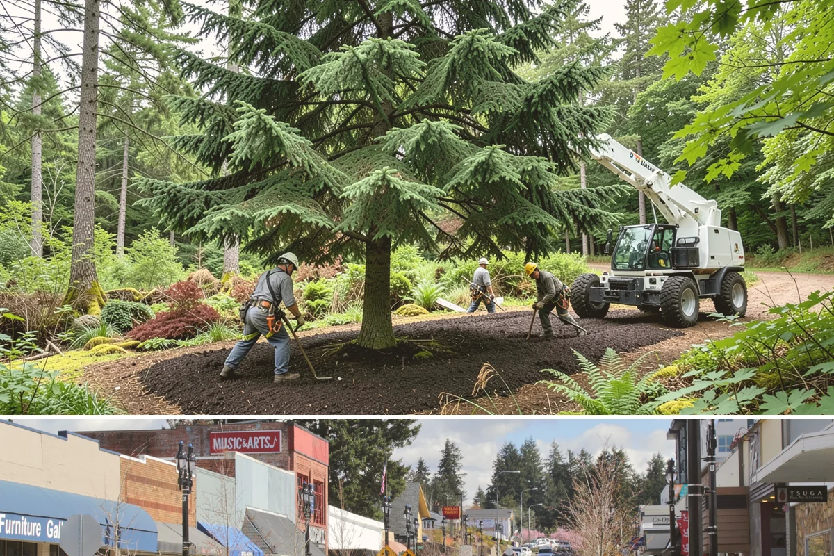 Tree dismantling / sectional removal in Bothell, King County, WA - Work can proceed year-round in the Puget Sound climate but may require extra safety precautions for hidden decay during wet...