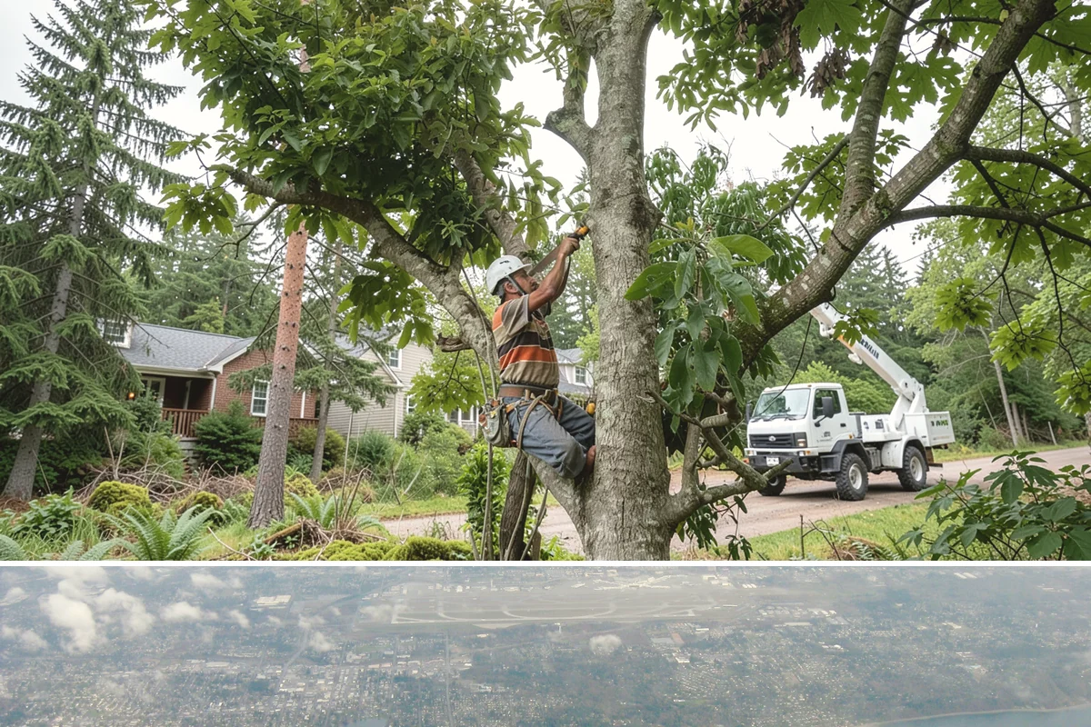Tree dismantling / sectional removal in Burien, King County, WA - Work can proceed year-round in the Puget Sound climate but may require extra safety precautions for hidden decay during wet...