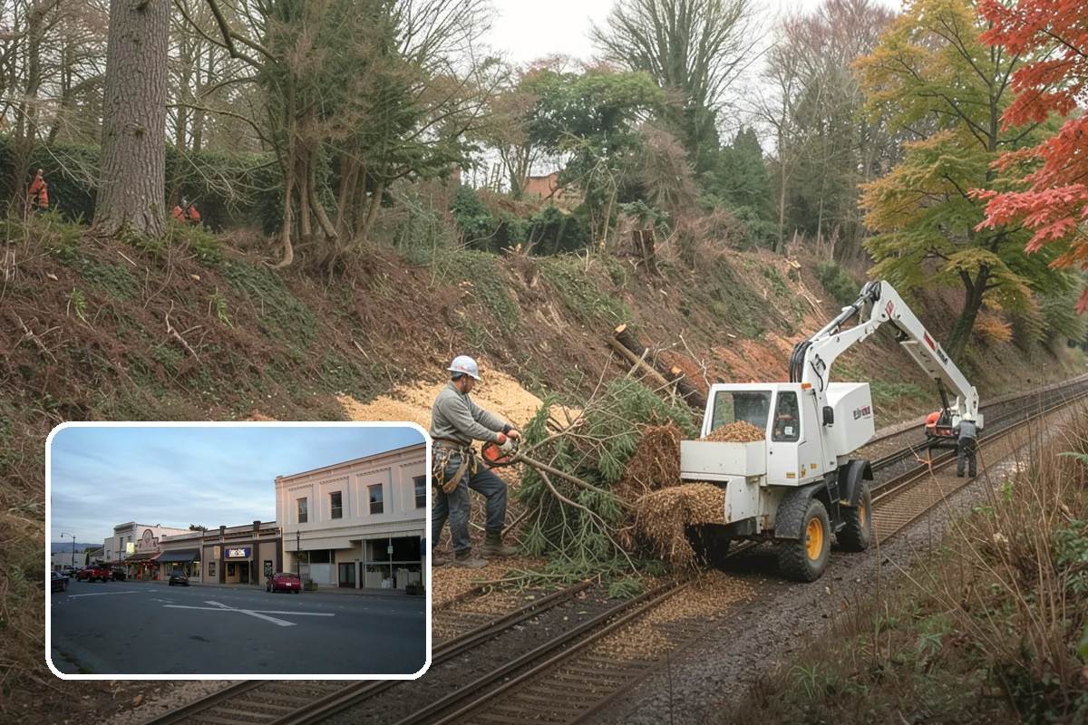 Tree dismantling / sectional removal in Burlington, Skagit County, WA - Removes safety hazards and reduces liability