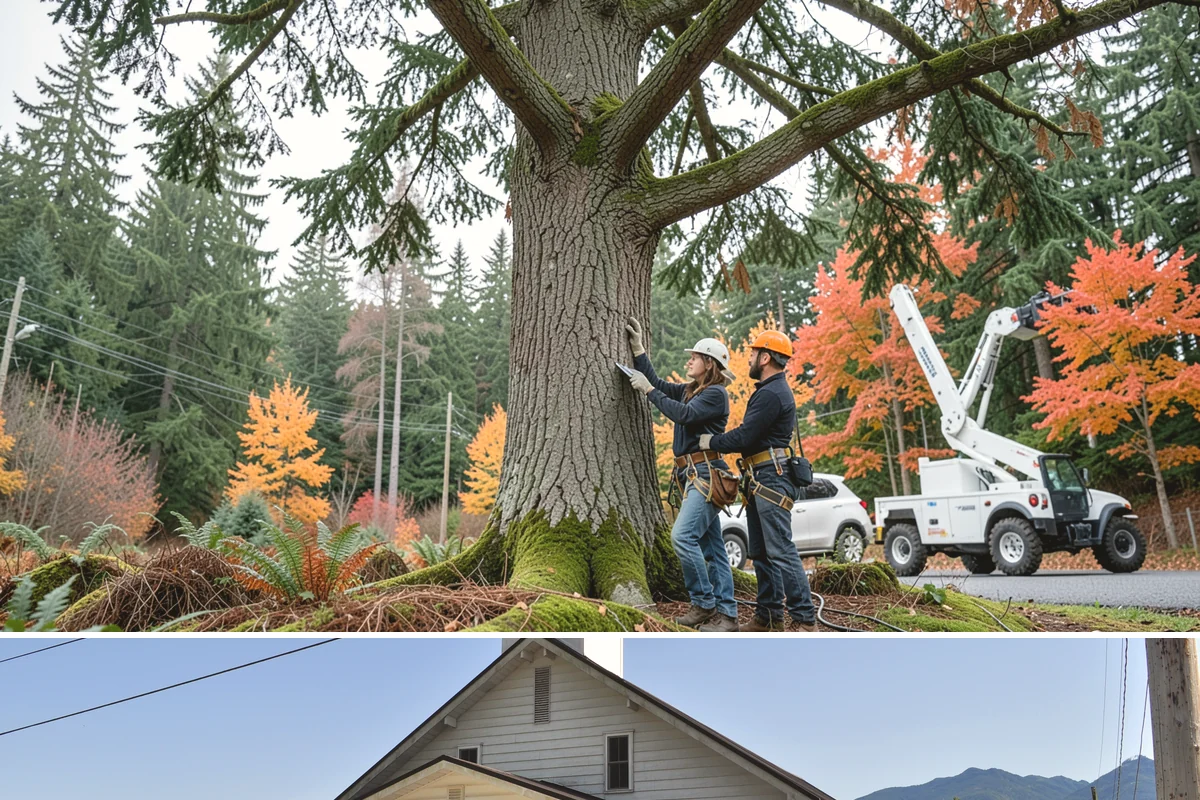 Tree dismantling / sectional removal in Concrete, Skagit County, WA - Work can proceed year-round in the Puget Sound climate but may require extra safety precautions for hidden decay during wet...