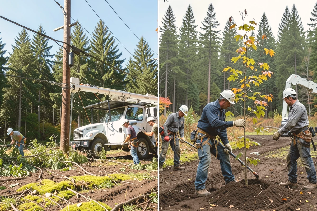 Tree dismantling / sectional removal in Fife, Pierce County, WA - On-site assessment and hazard evaluation