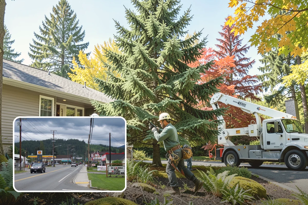 Tree dismantling / sectional removal in Granite Falls, Snohomish County, WA - Removes safety hazards and reduces liability