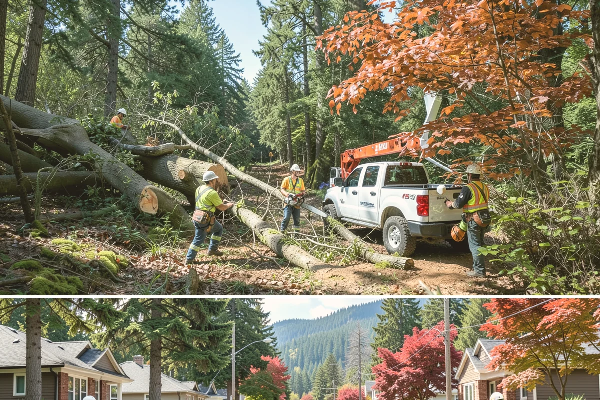 Tree dismantling / sectional removal in Hunts Point, King County, WA - Work can proceed year-round in the Puget Sound climate but may require extra safety precautions for hidden decay during wet...