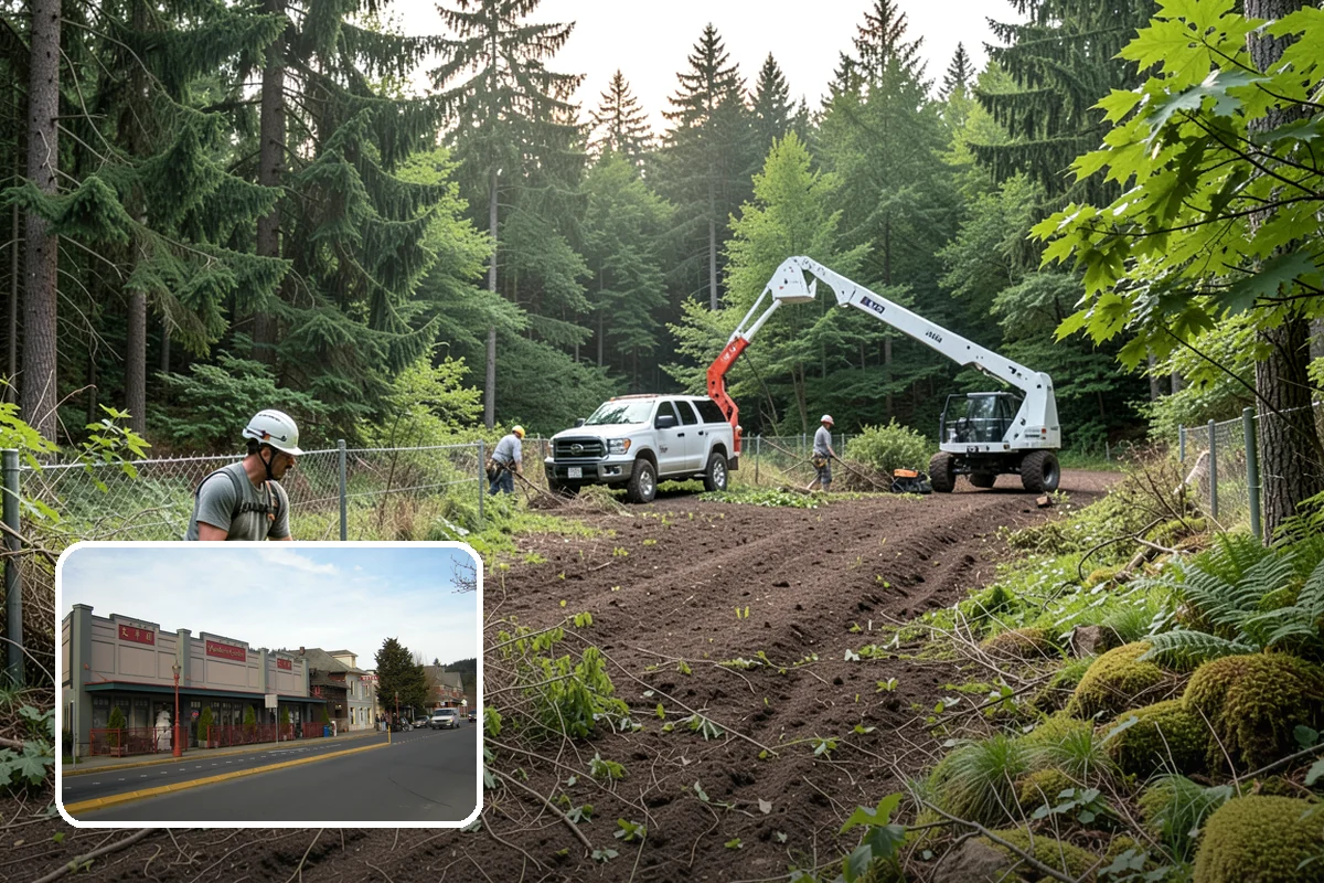 Tree dismantling / sectional removal in Issaquah, King County, WA - Removes safety hazards and reduces liability