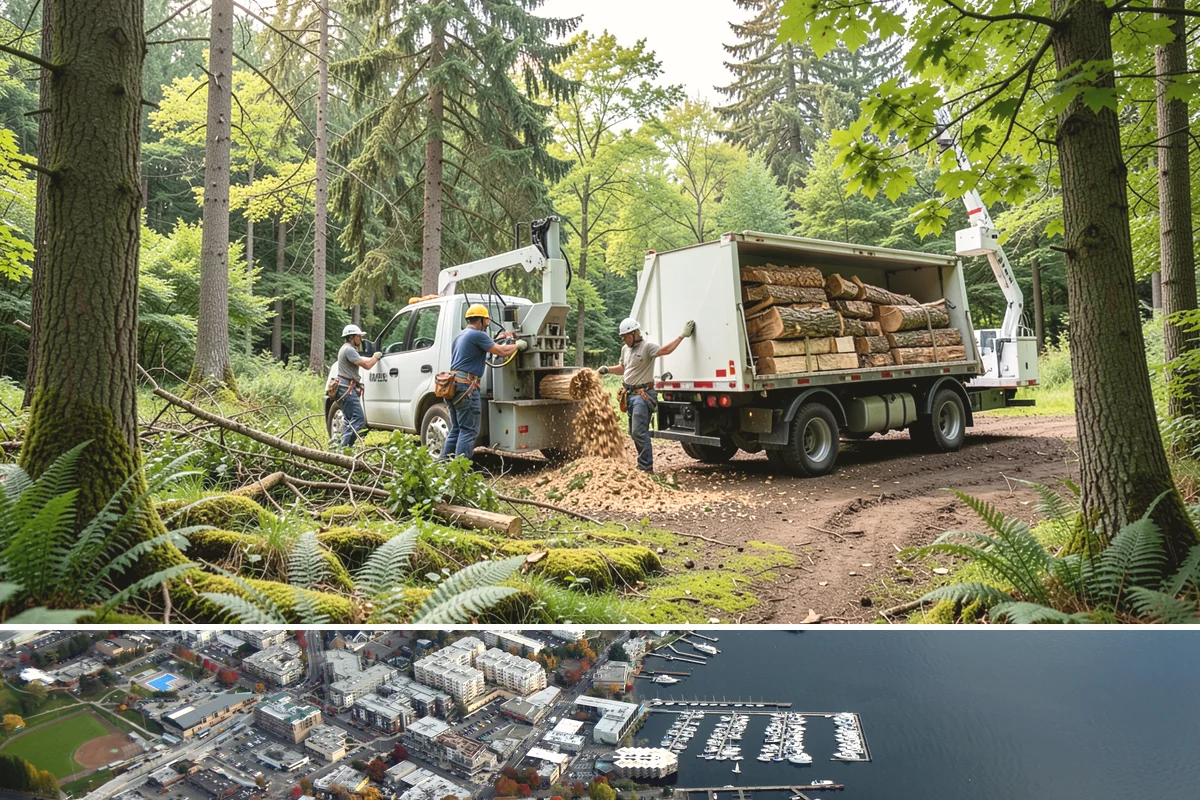Tree dismantling / sectional removal in Kirkland, King County, WA - Work can proceed year-round in the Puget Sound climate but may require extra safety precautions for hidden decay during wet...