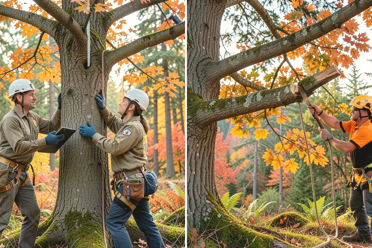 Tree dismantling / sectional removal in La Conner, Skagit County, WA - On-site assessment and hazard evaluation