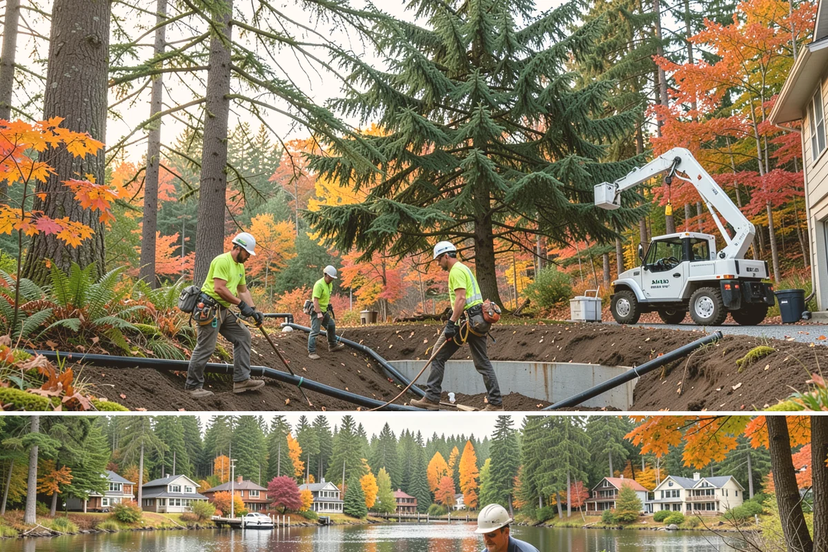 Tree dismantling / sectional removal in La Conner, Skagit County, WA - Work can proceed year-round in the Puget Sound climate but may require extra safety precautions for hidden decay during wet...