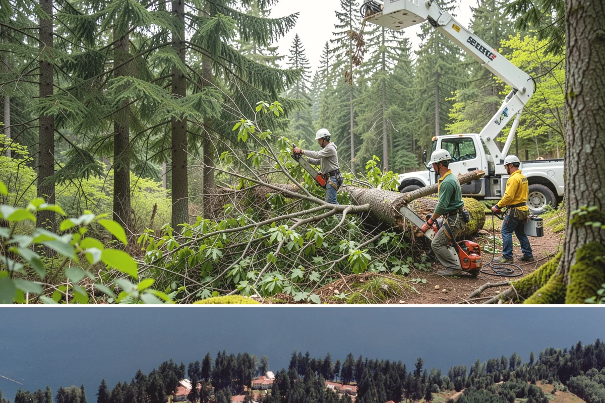Tree dismantling / sectional removal in Lakewood, Pierce County, WA - Work can proceed year-round in the Puget Sound climate but may require extra safety precautions for hidden decay during wet...