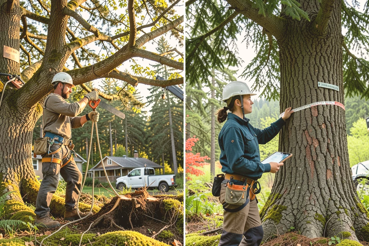 Tree dismantling / sectional removal in Mount Vernon, Skagit County, WA - On-site assessment and hazard evaluation
