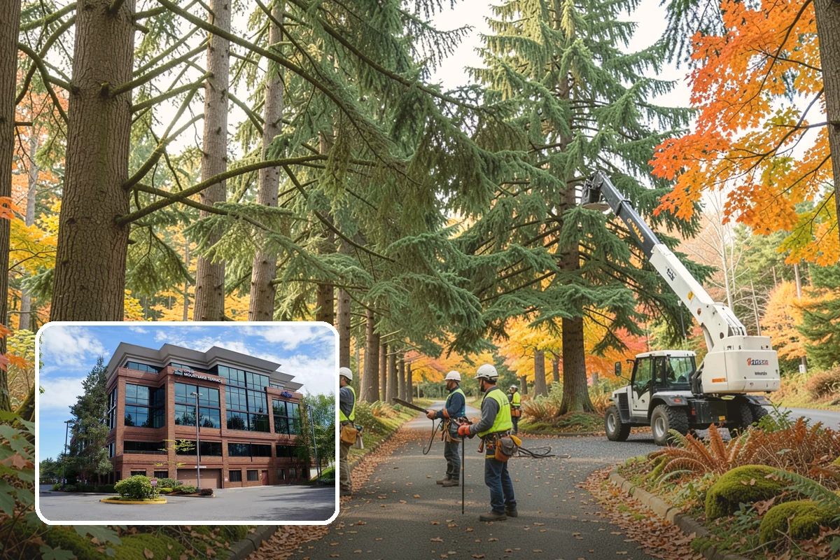 Tree dismantling / sectional removal in Mountlake Terrace, Snohomish County, WA - Removes safety hazards and reduces liability