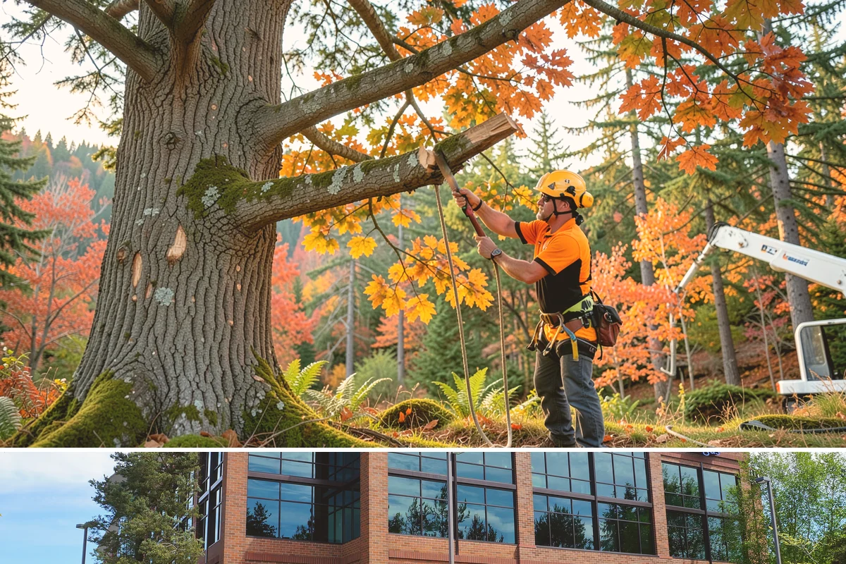 Tree dismantling / sectional removal in Mountlake Terrace, Snohomish County, WA - Work can proceed year-round in the Puget Sound climate but may require extra safety precautions for hidden decay during wet...