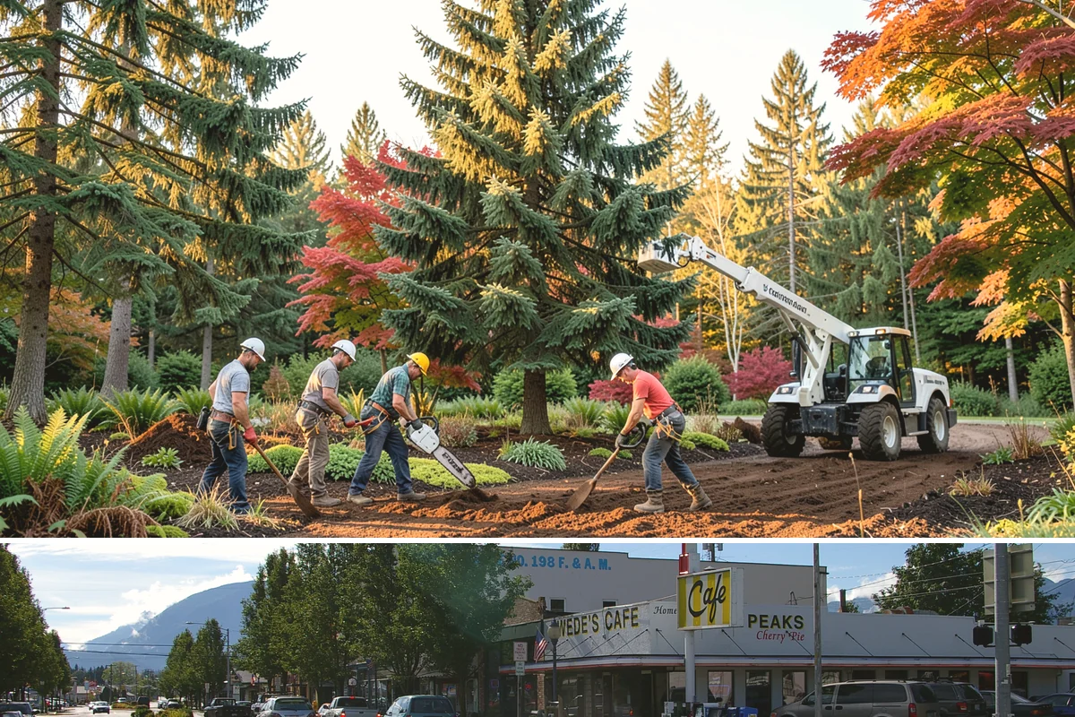Tree dismantling / sectional removal in North Bend, King County, WA - Work can proceed year-round in the Puget Sound climate but may require extra safety precautions for hidden decay during wet...