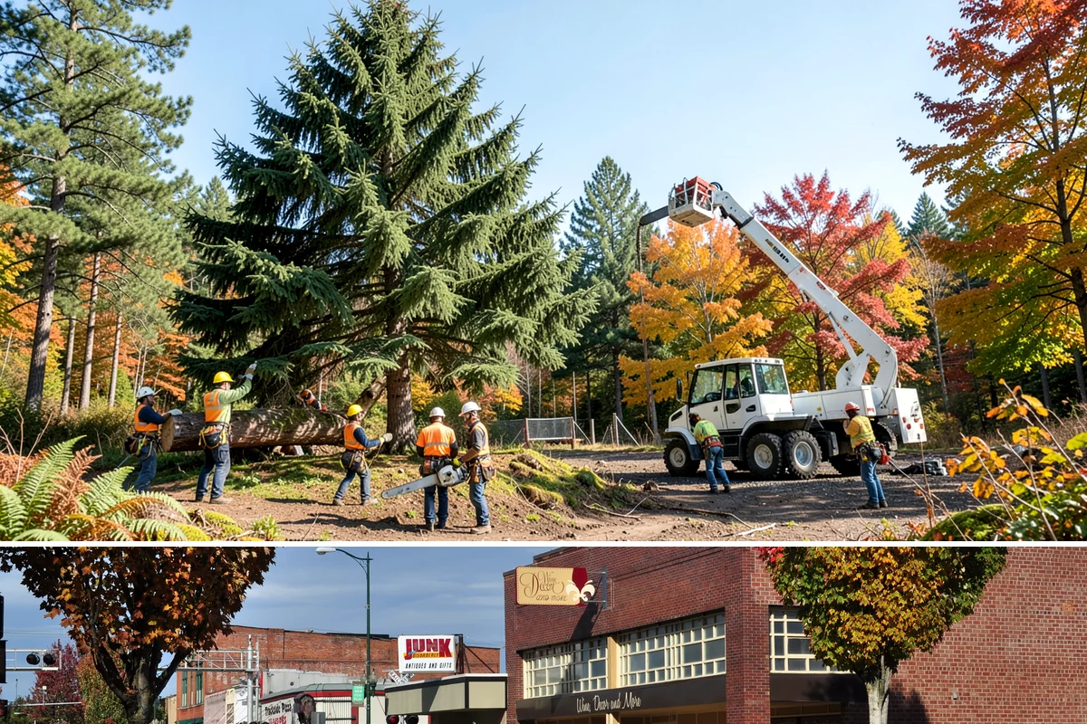 Tree dismantling / sectional removal in Puyallup, Pierce County, WA - Work can proceed year-round in the Puget Sound climate but may require extra safety precautions for hidden decay during wet...