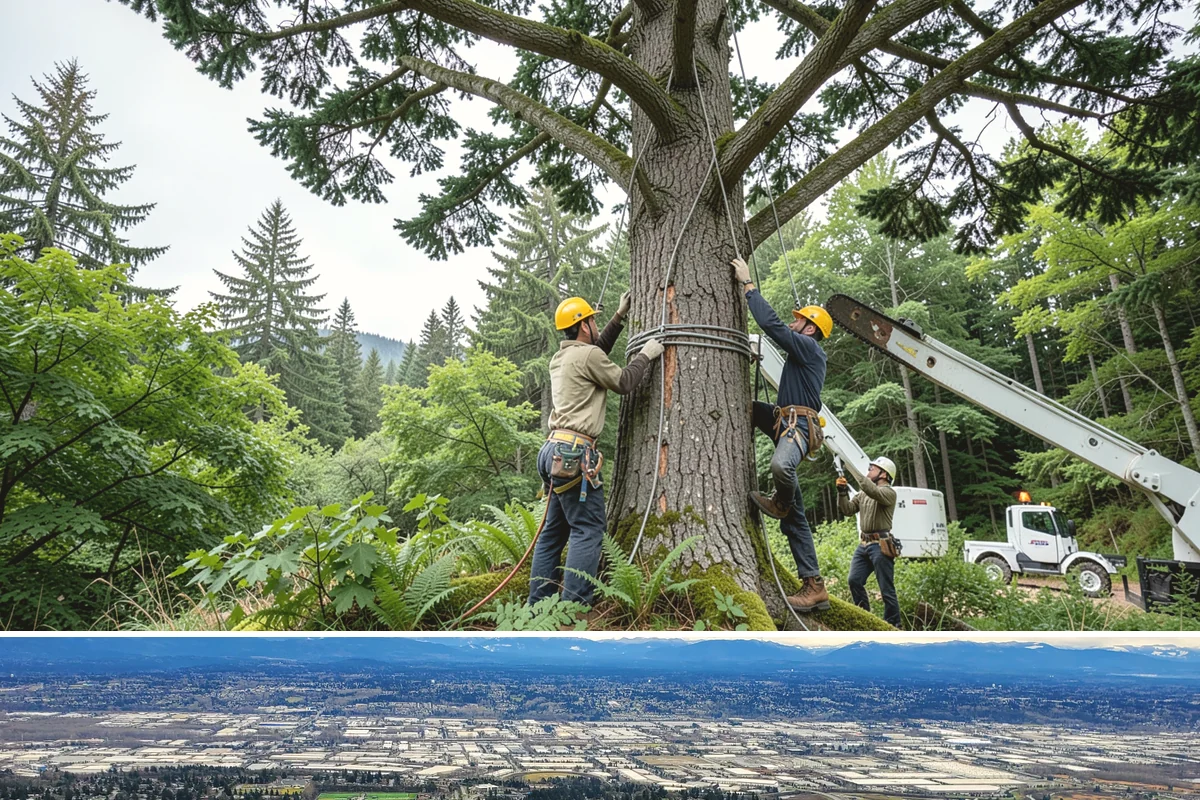 Tree dismantling / sectional removal in SeaTac, King County, WA - Work can proceed year-round in the Puget Sound climate but may require extra safety precautions for hidden decay during wet...