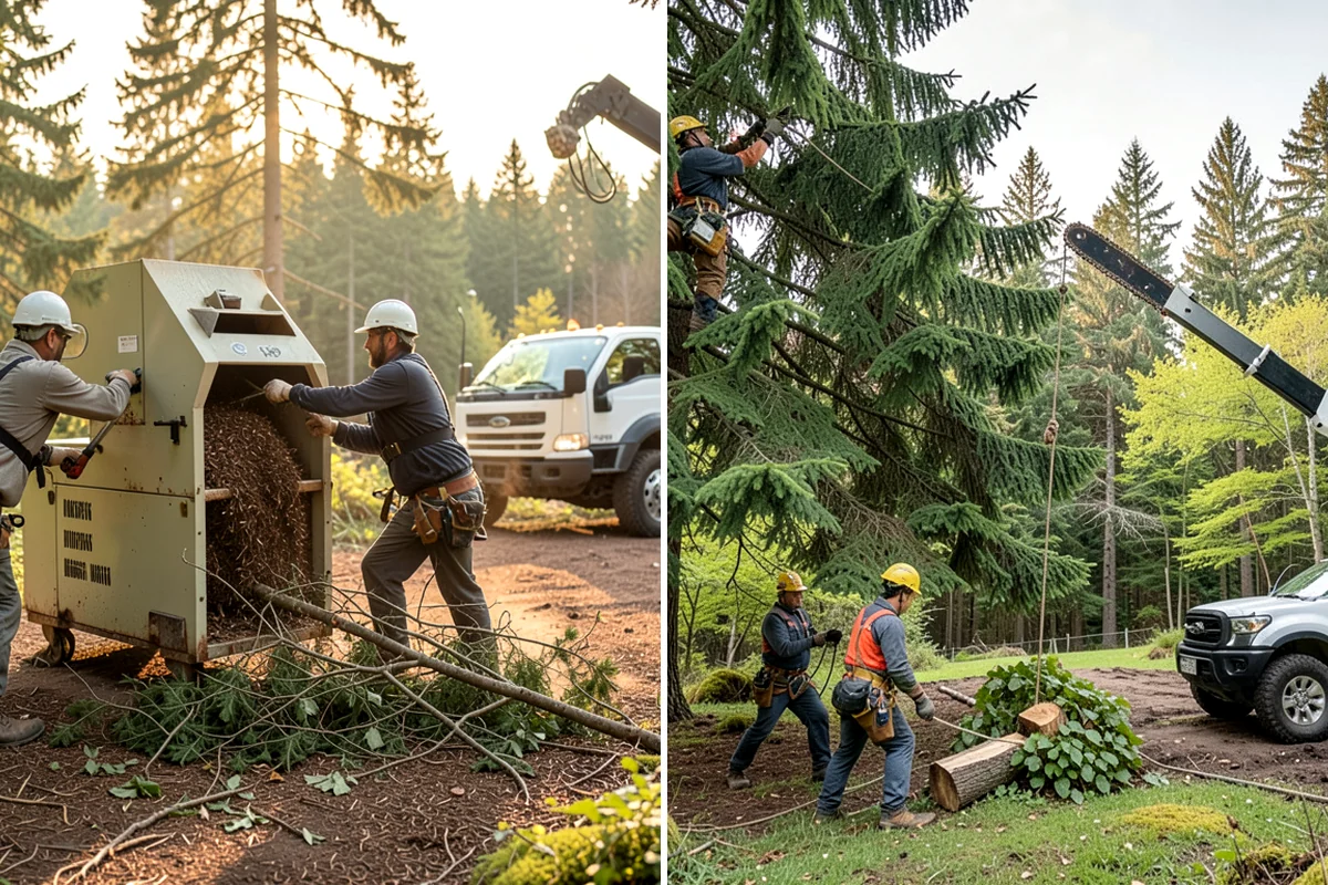 Tree dismantling / sectional removal in Sedro-Woolley, Skagit County, WA - On-site assessment and hazard evaluation