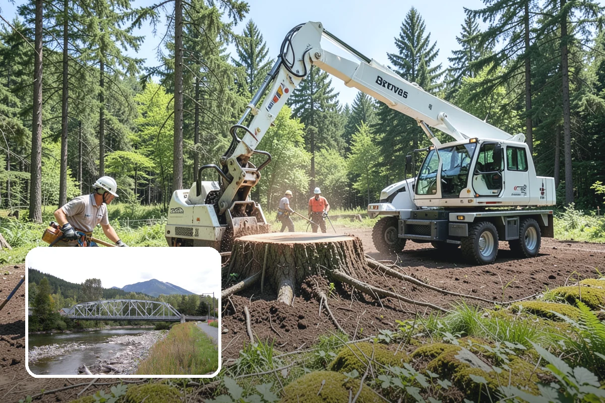 Tree dismantling / sectional removal in Skykomish, King County, WA - Removes safety hazards and reduces liability
