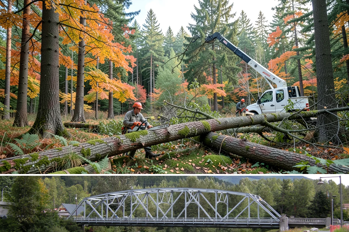 Tree dismantling / sectional removal in Skykomish, King County, WA - Work can proceed year-round in the Puget Sound climate but may require extra safety precautions for hidden decay during wet...
