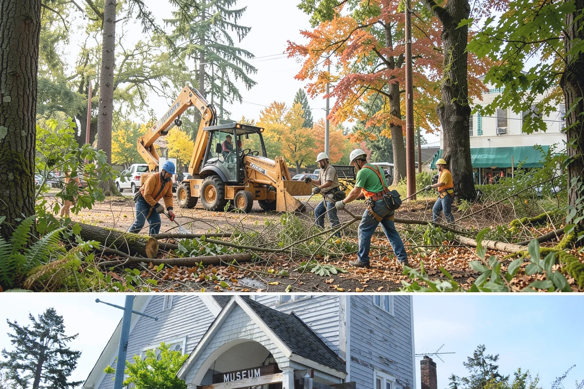 Tree dismantling / sectional removal in Steilacoom, Pierce County, WA - Work can proceed year-round in the Puget Sound climate but may require extra safety precautions for hidden decay during wet...