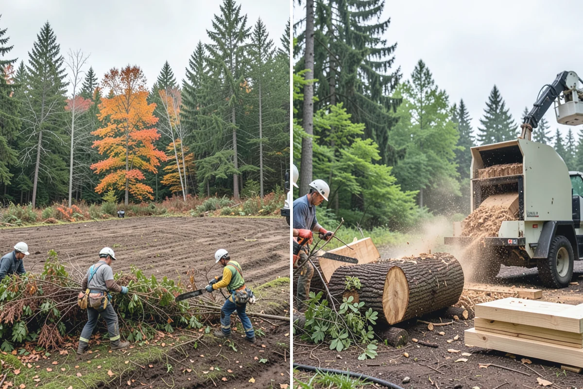 Tree dismantling / sectional removal in Sumner, Pierce County, WA - On-site assessment and hazard evaluation