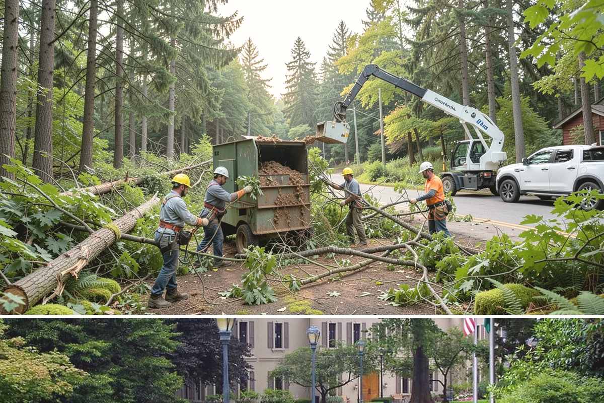 Tree dismantling / sectional removal in Woodinville, King County, WA - Work can proceed year-round in the Puget Sound climate but may require extra safety precautions for hidden decay during wet...