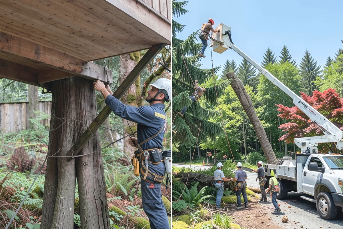 Tree Evaluations in Beaux Arts Village, King County, WA - Gather site and tree information
