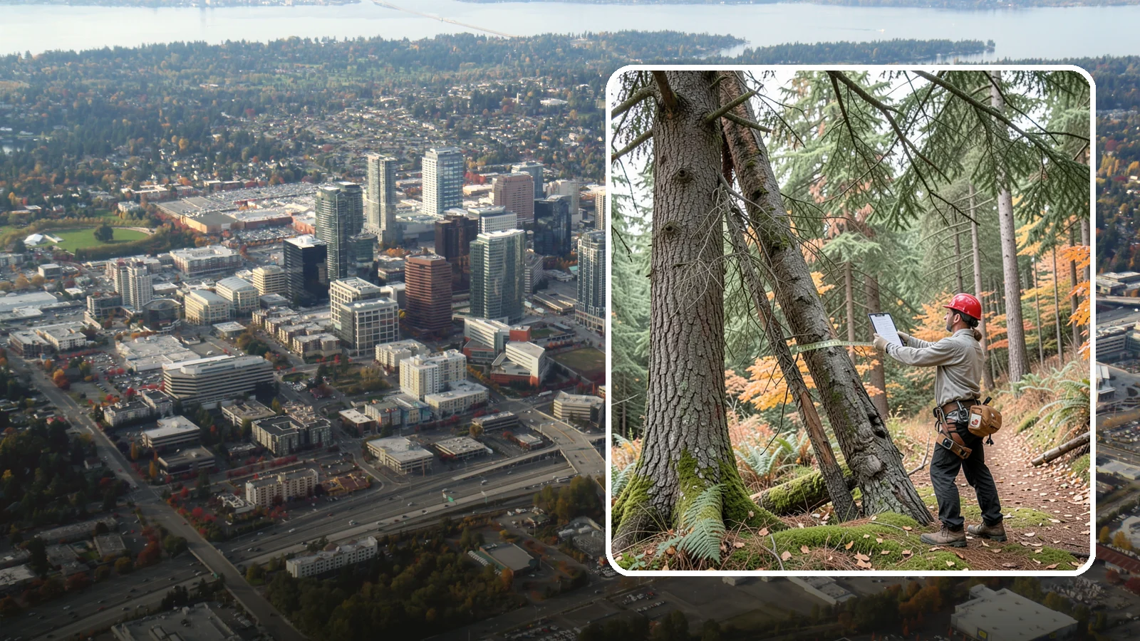 Tree Evaluations in Bellevue, King County, WA - The professional evaluation of a tree's health, structure, and risk.