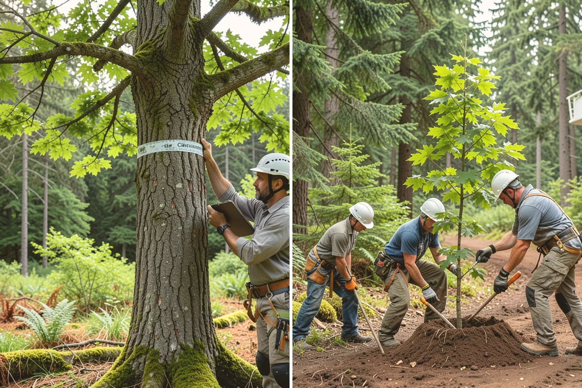 Tree Evaluations in Bellevue, King County, WA - Gather site and tree information