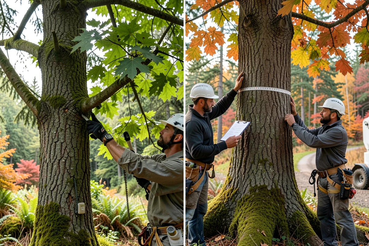 Tree Evaluations in Enumclaw, King County, WA - Gather site and tree information