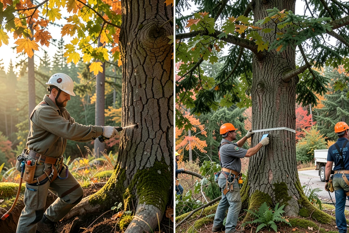 Tree Evaluations in Gig Harbor, Pierce County, WA - Gather site and tree information