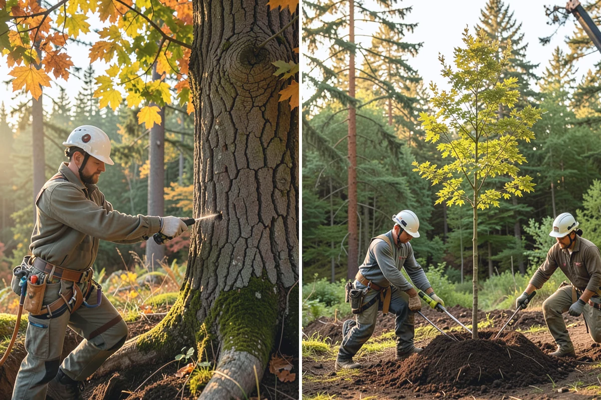 Tree Evaluations in Hamilton, Skagit County, WA - Gather site and tree information