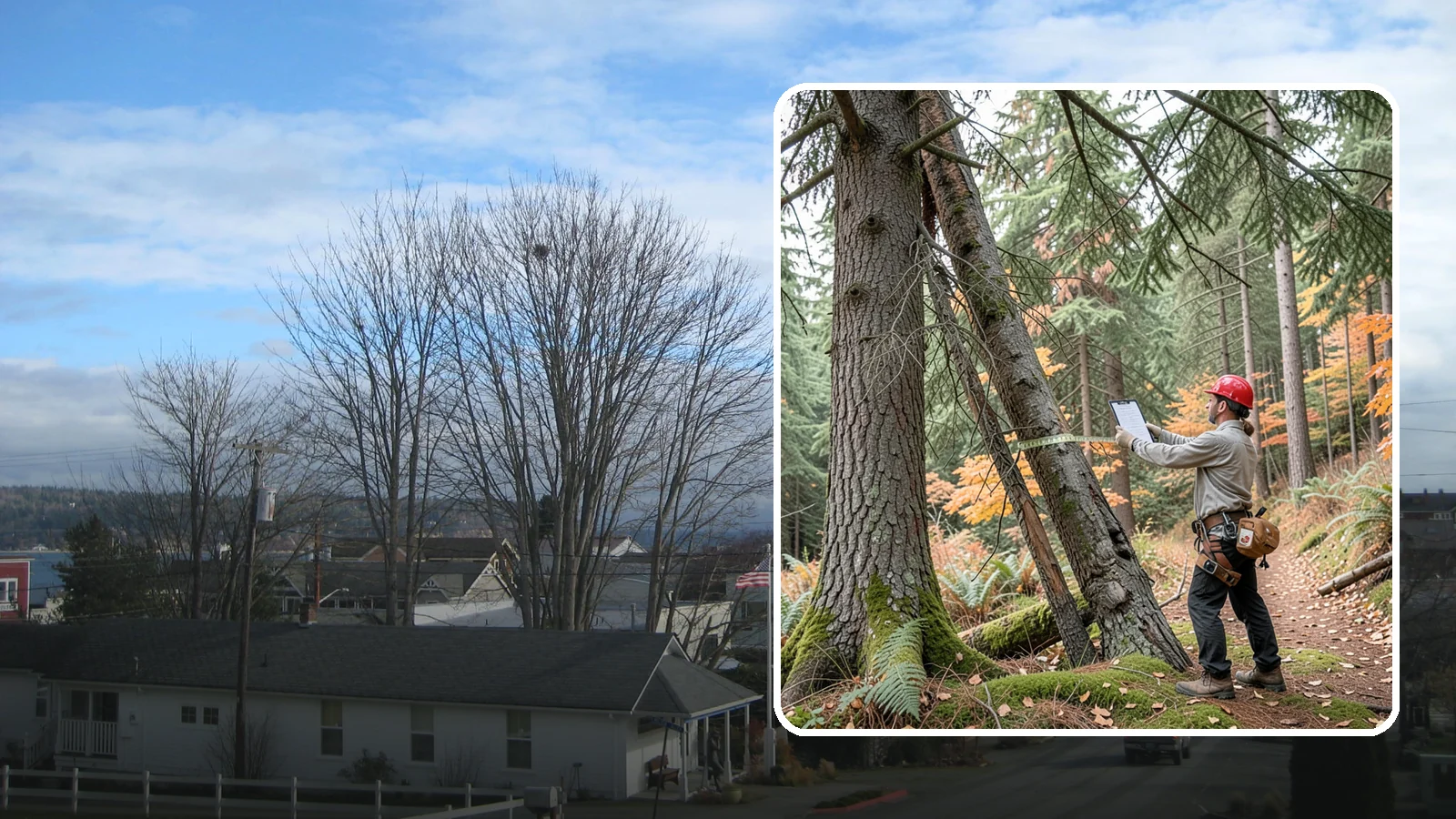Tree Evaluations in Langley, Island County, WA - The professional evaluation of a tree's health, structure, and risk.