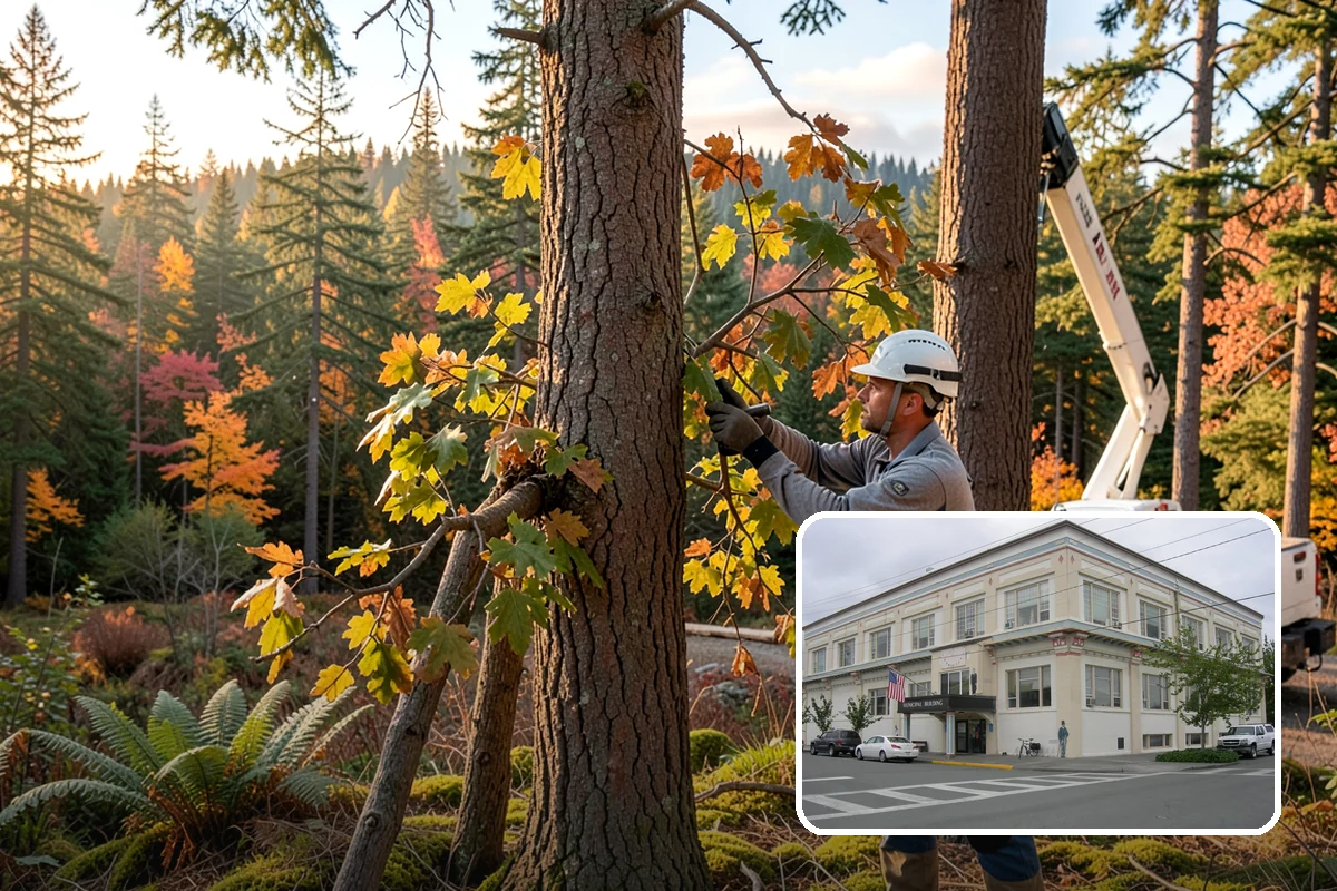 Tree health inspection in Anacortes, Skagit County, WA - Supports long-term tree health and stability