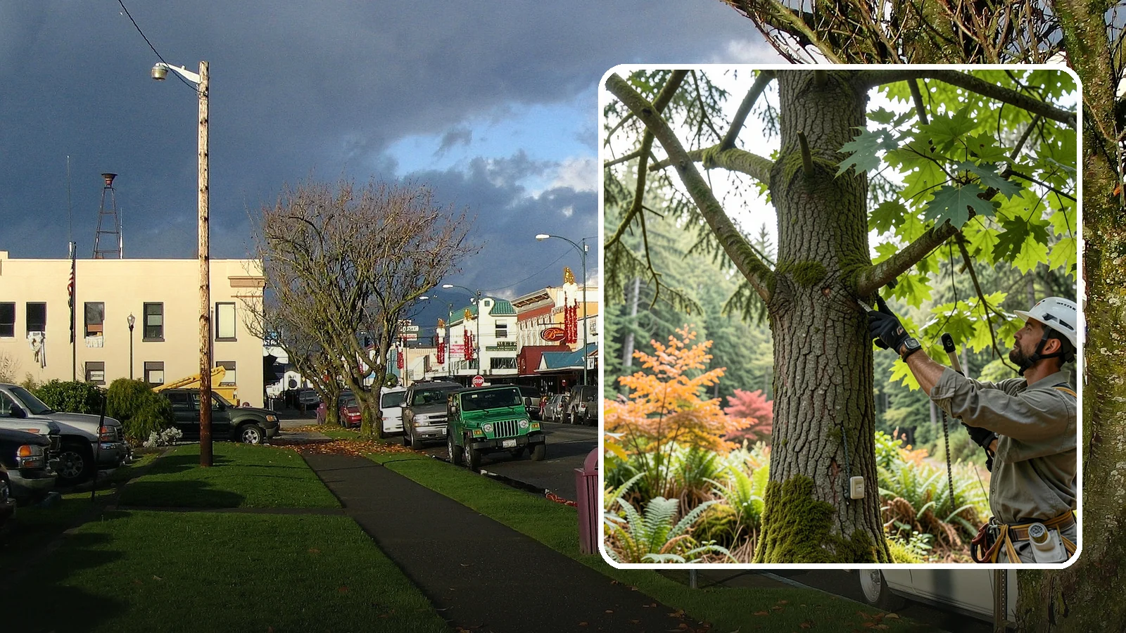 Tree health inspection in Arlington, Snohomish County, WA - A professional evaluation of a tree's overall condition.