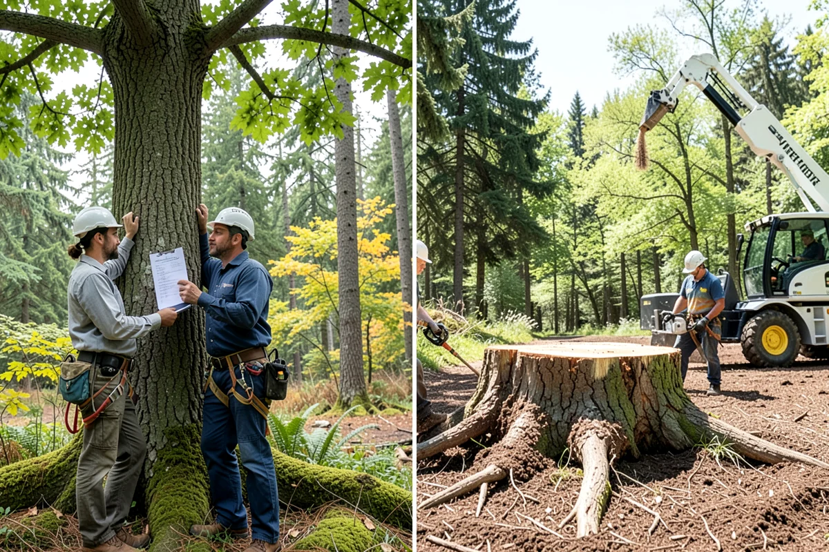 Tree health inspection in Arlington, Snohomish County, WA - Inspect the tree and its site