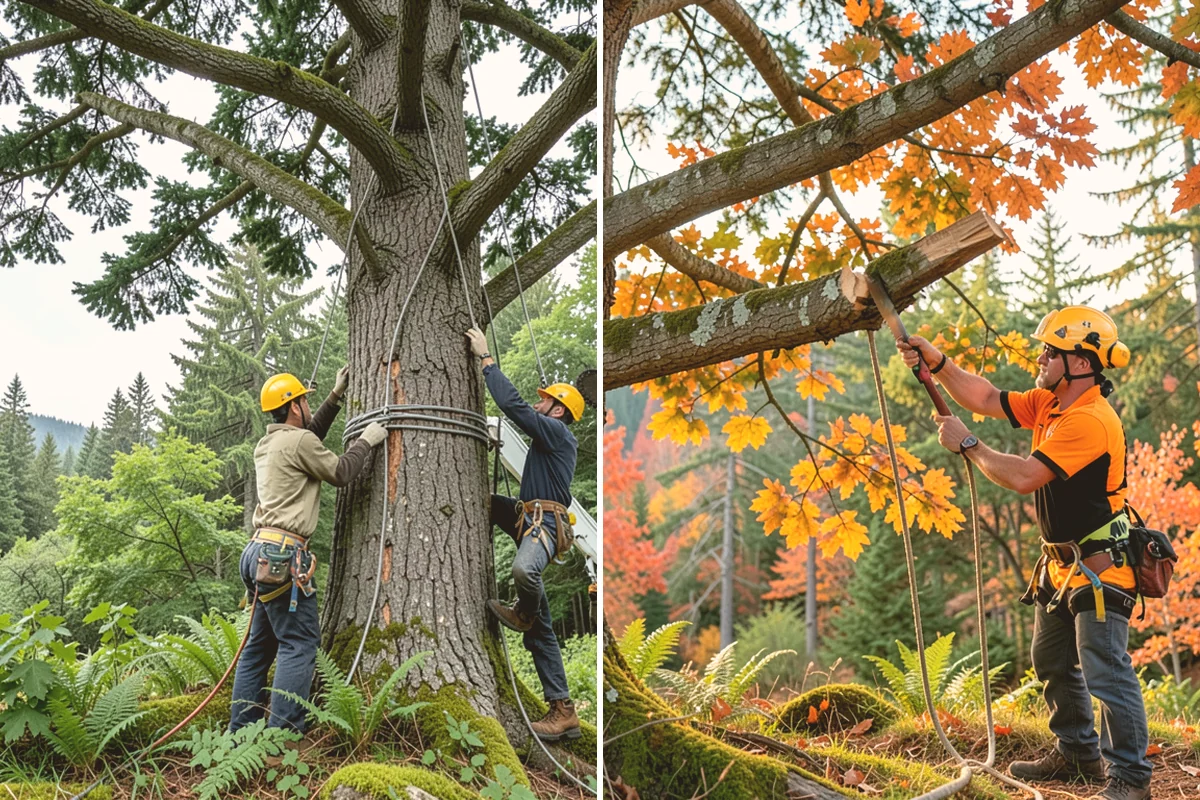 Tree health inspection in Bellevue, King County, WA - Inspect the tree and its site